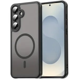 Phonesta AirFrost Zadní kryt pouzdro s MagSafe pro Samsung Galaxy S25 Plus/S24 Plus - Matné černé