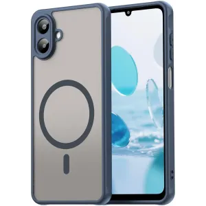 Phonesta AirFrost Zadní kryt pouzdro s MagSafe pro Samsung Galaxy A07 4G - Matné modré