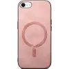Phonesta Retro Vegan Leather MagSafe Zadní kryt pouzdro pro Apple iPhone 17e/16e - Růžové 2