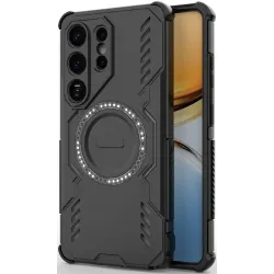 Phonesta Shield Armor Zadní kryt pouzdro s MagSafe pro Samsung Galaxy S26 Ultra - Černé