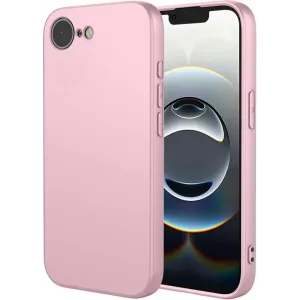 Phonesta Soft Silk Silikonový Zadní kryt pouzdro pro Apple iPhone 17e/16e - Růžové