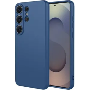 Phonesta Soft Silk Silikonový Zadní kryt pouzdro pro Samsung Galaxy S26 Ultra - Tmavé modré