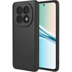 Phonesta Soft Silk Silikonový Zadní kryt pouzdro pro Xiaomi Redmi Note 15 4G/5G / Xiaomi Poco M8 - Černé