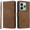 Phonesta Vintage Skin Peněženkové pouzdro pro Xiaomi Redmi Note 14 5G - Hnědé