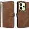 Phonesta Vintage Skin Peněženkové pouzdro pro Xiaomi Redmi Note 14 4G 163.2mm - Hnědé