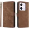 Phonesta Vintage Skin Peněženkové pouzdro pro Xiaomi Poco M7 Pro - Hnědé