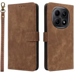 Phonesta Vintage Skin Peněženkové pouzdro pro Xiaomi Redmi Note 15 4G/5G / Xiaomi Poco M8 - Hnědé
